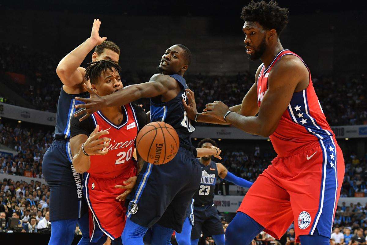 山西队横扫江苏队,恩比德扛起全队 山西队横扫江苏队,恩比德扛起全队